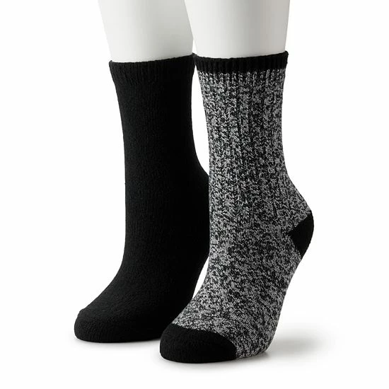 Sonoma Goods For Life® Basic Supercozy Crew Sock 2 Pack Pink 11 Sonoma Goods For Life® Basic Supercozy Crew Sock 2 Pack Pink - Image 9