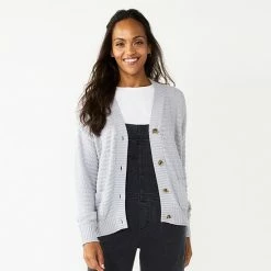 Women's Sonoma Goods For Life® Cropped Cardigan Gold -Sonoma Goods For Life shop unnamed file 2386