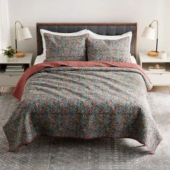 Sonoma Goods For Life® Heritage Reversible Cotton Quilt Or Sham Ogee Damask