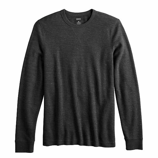 Men's Sonoma Goods For Life® Thermal Crew Rust 4 Men's Sonoma Goods For Life® Thermal Crew Rust - Image 2