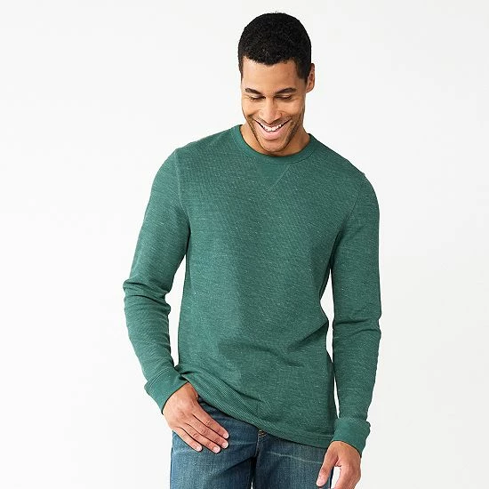 Men's Sonoma Goods For Life® Thermal Crew Rust 5 Men's Sonoma Goods For Life® Thermal Crew Rust - Image 3