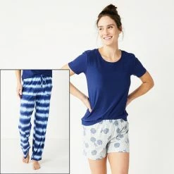 Women's Sonoma Goods For Life® 3-pc. Pajama Top, Pajama Pants & Pajama Shorts Sleep Set Blue Dots Tie Dye 20 Women's Sonoma Goods For Life® 3-pc. Pajama Top, Pajama Pants & Pajama Shorts Sleep Set Blue Dots Tie Dye -Sonoma Goods For Life shop unnamed file 2414