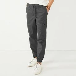 Men's Sonoma Goods For Life® Zip Cargo Jogger Pants Castle Rock -Sonoma Goods For Life shop unnamed file 2437