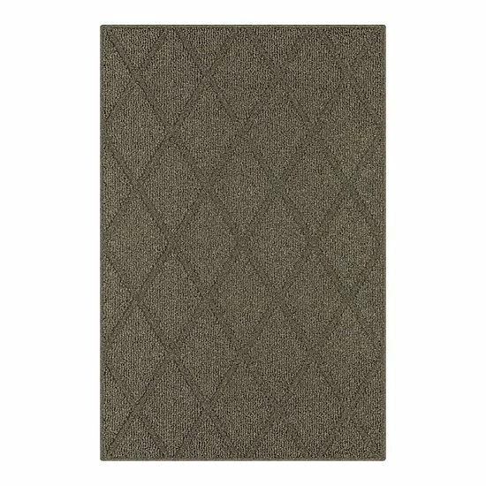 Sonoma Goods For Life® Solid Diamond Area & Washable Throw Rug Leaf Green Heather 13 Sonoma Goods For Life® Solid Diamond Area & Washable Throw Rug Leaf Green Heather - Image 11