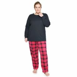 Plus Size Sonoma Goods For Life® Knit Top & Microfleece Pajama Pants Set Teal Floral -Sonoma Goods For Life shop unnamed file 2553