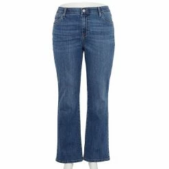 Plus Size Sonoma Goods For Life® Elastic-Waist Curvy Mid-Rise Bootcut Jeans Mercie -Sonoma Goods For Life shop unnamed file 2594