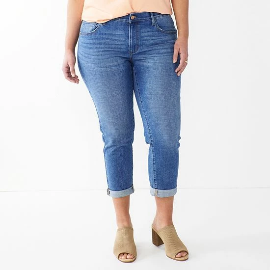 Women's Sonoma Goods For Life® Girlfriend Jeans Akiva Green 10 Women's Sonoma Goods For Life® Girlfriend Jeans Akiva Green - Image 8