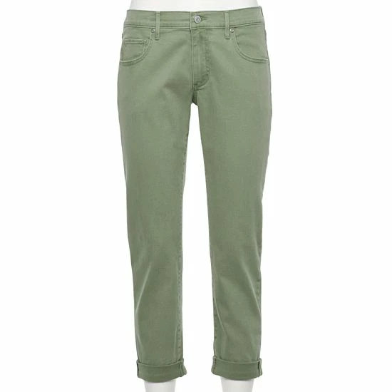 Women's Sonoma Goods For Life® Girlfriend Jeans Akiva Green 15 Women's Sonoma Goods For Life® Girlfriend Jeans Akiva Green - Image 13