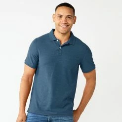 Men's Sonoma Goods For Life® Pique Polo Majestic Blue -Sonoma Goods For Life shop unnamed file 2650