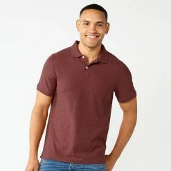 Men's Sonoma Goods For Life® Pique Polo Majestic Blue -Sonoma Goods For Life shop unnamed file 2653