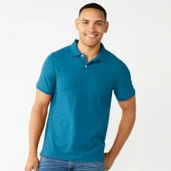 Men's Sonoma Goods For Life® Pique Polo Majestic Blue -Sonoma Goods For Life shop unnamed file 2658