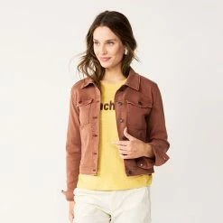 Women's Sonoma Goods For Life® Crop Jean Jacket Gray Wash -Sonoma Goods For Life shop unnamed file 2670