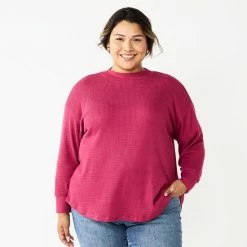 Plus Size Sonoma Goods For Life® Mockneck Waffle Top Chinook Forest 16 Plus Size Sonoma Goods For Life® Mockneck Waffle Top Chinook Forest -Sonoma Goods For Life shop unnamed file 2705