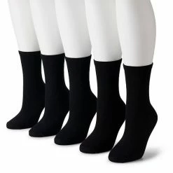 Women's Sonoma Goods For Life® 5 Pack Plain Knit Crew Socks White -Sonoma Goods For Life shop unnamed file 2719