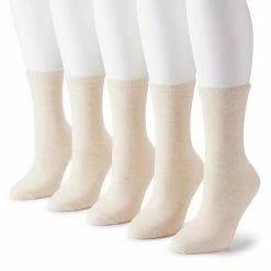 Women's Sonoma Goods For Life® 5 Pack Plain Knit Crew Socks White -Sonoma Goods For Life shop unnamed file 2720