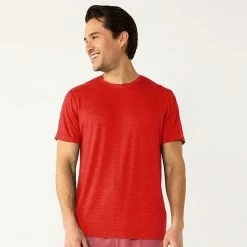 Men's Sonoma Goods For Life® Seriously Soft Crewneck Pajama Tee Red Sd