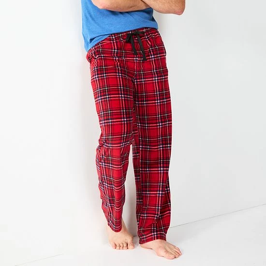 Men's Sonoma Goods For Life® Microfleece Pajama Pants Gray Red Truck 3 Men's Sonoma Goods For Life® Microfleece Pajama Pants Gray Red Truck