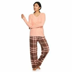 Women's Sonoma Goods For Life® Henley Pajama Top & Flannel Pajama Pants Set Peach Plaid 16 Women's Sonoma Goods For Life® Henley Pajama Top & Flannel Pajama Pants Set Peach Plaid -Sonoma Goods For Life shop unnamed file 2754