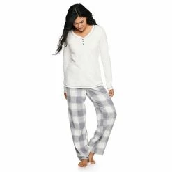 Women's Sonoma Goods For Life® Henley Pajama Top & Flannel Pajama Pants Set Peach Plaid 22 Women's Sonoma Goods For Life® Henley Pajama Top & Flannel Pajama Pants Set Peach Plaid -Sonoma Goods For Life shop unnamed file 2760