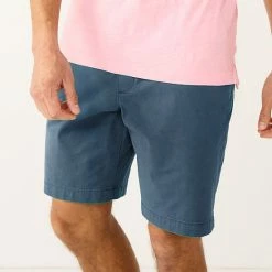 Men's Sonoma Goods For Life® 9-Inch Flexwear Flat-Front Shorts Gray -Sonoma Goods For Life shop unnamed file 2773