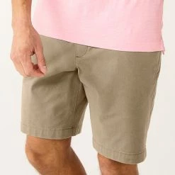 Men's Sonoma Goods For Life® 9-Inch Flexwear Flat-Front Shorts Gray -Sonoma Goods For Life shop unnamed file 2774