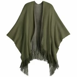 Women's Sonoma Goods For Life® Reversible Fringed Ruana Black Camel -Sonoma Goods For Life shop unnamed file 2780