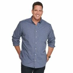 Big & Tall Sonoma Goods For Life® Perfect Length Button-Down Shirt Beige -Sonoma Goods For Life shop unnamed file 2796