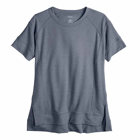 Women's Sonoma Goods For Life® Supersoft Short Sleeve Tunic Light Green 5 Women's Sonoma Goods For Life® Supersoft Short Sleeve Tunic Light Green - Image 3