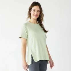 Women's Sonoma Goods For Life® Supersoft Short Sleeve Tunic Light Green 24 Women's Sonoma Goods For Life® Supersoft Short Sleeve Tunic Light Green -Sonoma Goods For Life shop unnamed file 2829