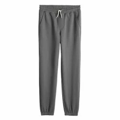 Kids 8-20 Sonoma Goods For Life® Supersoft Fleece Jogger Pants Plum