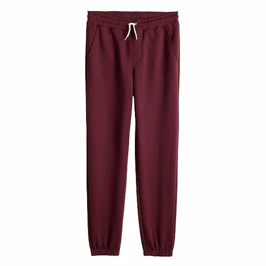 Kids 8-20 Sonoma Goods For Life® Supersoft Fleece Jogger Pants Plum 8 Kids 8-20 Sonoma Goods For Life® Supersoft Fleece Jogger Pants Plum - Image 6