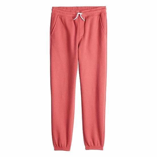 Kids 8-20 Sonoma Goods For Life® Supersoft Fleece Jogger Pants Plum 12 Kids 8-20 Sonoma Goods For Life® Supersoft Fleece Jogger Pants Plum - Image 10