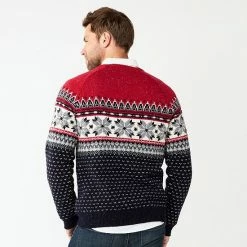 Men's Sonoma Goods For Life® Winter Fair Isle Sweater Red Navy Fairisle 9 Men's Sonoma Goods For Life® Winter Fair Isle Sweater Red Navy Fairisle -Sonoma Goods For Life shop unnamed file 2898
