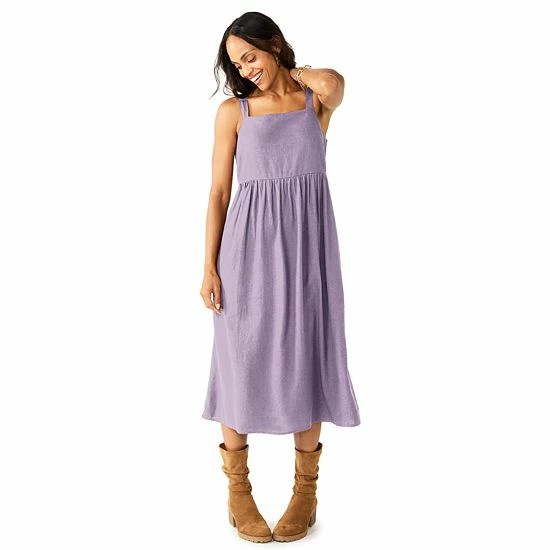 Women's Sonoma Goods For Life® Cami Midi Dress Chambray 6 Women's Sonoma Goods For Life® Cami Midi Dress Chambray - Image 4