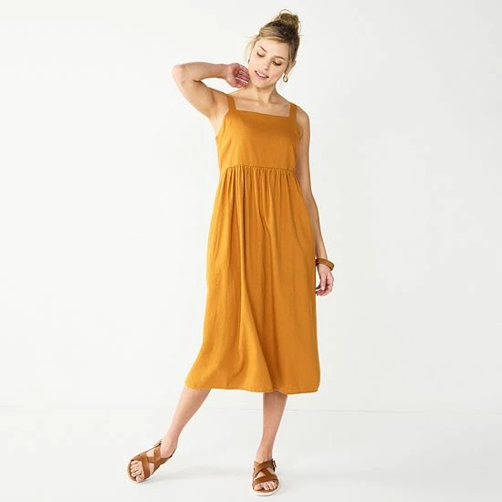 Women's Sonoma Goods For Life® Cami Midi Dress Chambray 7 Women's Sonoma Goods For Life® Cami Midi Dress Chambray - Image 5