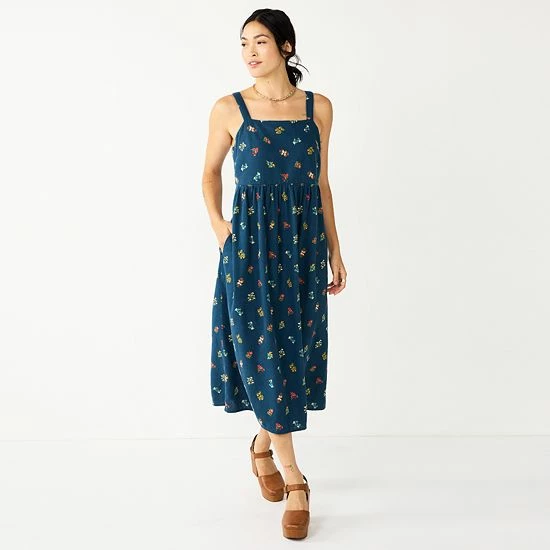 Women's Sonoma Goods For Life® Cami Midi Dress Chambray 13 Women's Sonoma Goods For Life® Cami Midi Dress Chambray - Image 11