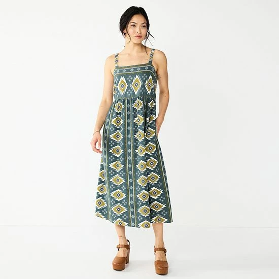 Women's Sonoma Goods For Life® Cami Midi Dress Chambray 14 Women's Sonoma Goods For Life® Cami Midi Dress Chambray - Image 12