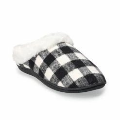 Women's Sonoma Goods For Life® Faux Fur Buffalo Plaid Clog Slippers Black Ivory Plaid 16 Women's Sonoma Goods For Life® Faux Fur Buffalo Plaid Clog Slippers Black Ivory Plaid -Sonoma Goods For Life shop unnamed file 2971