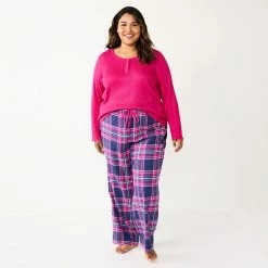 Plus Size Sonoma Goods For Life® Flannel Pajama Pants & Pajama Top Sleep Set Red Buffalo 17 Plus Size Sonoma Goods For Life® Flannel Pajama Pants & Pajama Top Sleep Set Red Buffalo -Sonoma Goods For Life shop unnamed file 2995