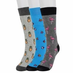 Men's Sonoma Goods For Life® 3-pack Mixed Novelty Socks Fiesta -Sonoma Goods For Life shop unnamed file 3012