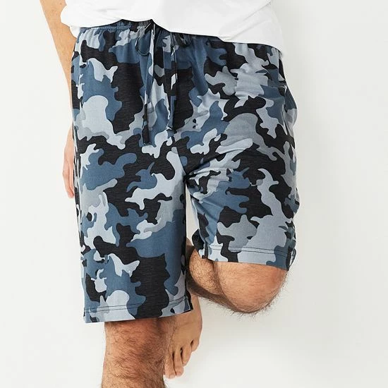 Men's Sonoma Goods For Life® Seriously Soft Pajama Shorts Teal Cube Geo 5 Men's Sonoma Goods For Life® Seriously Soft Pajama Shorts Teal Cube Geo - Image 3