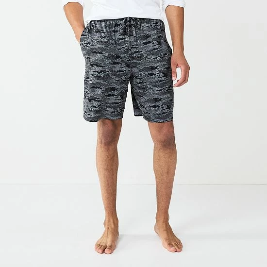 Men's Sonoma Goods For Life® Seriously Soft Pajama Shorts Teal Cube Geo 10 Men's Sonoma Goods For Life® Seriously Soft Pajama Shorts Teal Cube Geo - Image 8