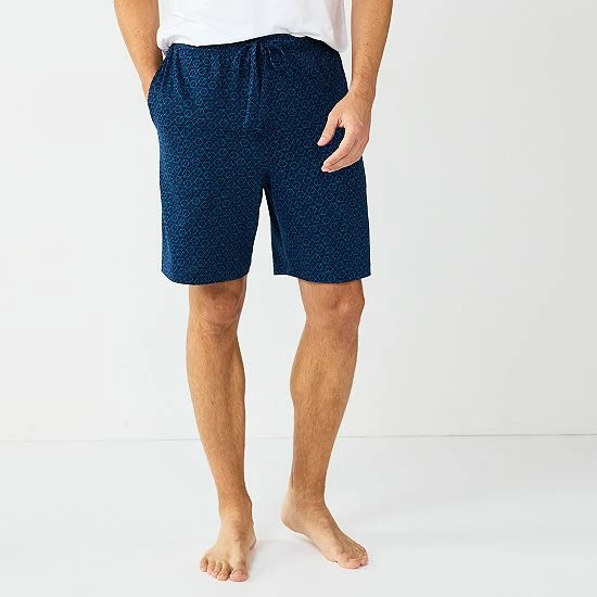 Men's Sonoma Goods For Life® Seriously Soft Pajama Shorts Teal Cube Geo 15 Men's Sonoma Goods For Life® Seriously Soft Pajama Shorts Teal Cube Geo - Image 13