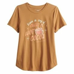 Women's Sonoma Goods For Life® Short Sleeve Holiday Graphic Tee Feliz Navidad -Sonoma Goods For Life shop unnamed file 3075
