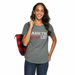 Women's Sonoma Goods For Life® Short Sleeve Holiday Graphic Tee Feliz Navidad -Sonoma Goods For Life shop unnamed file 3077