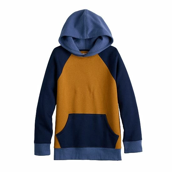 Kids 8-20 Sonoma Goods For Life® Supersoft Colorblock Hoodie In Regular & Husky Gray Heather 7 Kids 8-20 Sonoma Goods For Life® Supersoft Colorblock Hoodie In Regular & Husky Gray Heather - Image 5