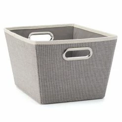 Sonoma Goods For Life® Canvas Storage Tote Charcoal