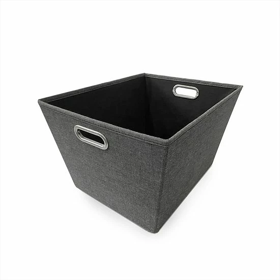 Sonoma Goods For Life® Canvas Storage Tote Charcoal 8 Sonoma Goods For Life® Canvas Storage Tote Charcoal - Image 7