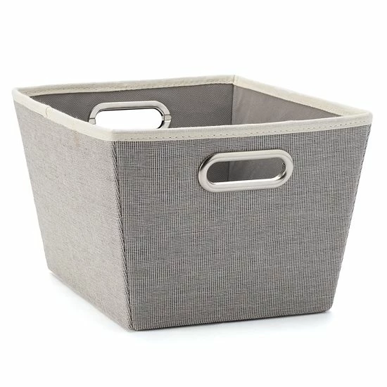 Sonoma Goods For Life® Canvas Storage Tote Charcoal 10 Sonoma Goods For Life® Canvas Storage Tote Charcoal - Image 9