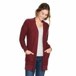 Women's Sonoma Goods For Life® Favorite Long Sleeve Cardigan Burgundy 26 Women's Sonoma Goods For Life® Favorite Long Sleeve Cardigan Burgundy -Sonoma Goods For Life shop unnamed file 3169
